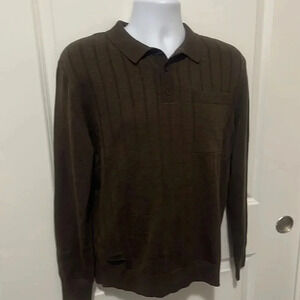 Spies men’s Brown Long Sleeve Sweater